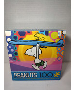 CEACO Peanuts 100 Piece Jigsaw Puzzle Snoopy Woodstock Surf City USA Sea... - $10.81 CAD