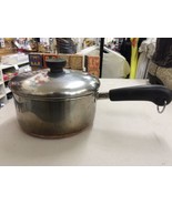 Vintage Revere Ware 1801 2 qt copper bottom sauce pan NICE  - €20,84 EUR