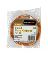 50 Ft. 8-Gauge Solid SD Bare Copper Grounding Wire - $48.37