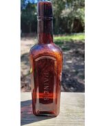 NICE AMBER PAINE&#39;S CELERY COMPOUND BOTTLE APPLIED LIP 1880&#39;S ERA DUG  - $17.81
