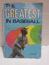 The Greatest in Baseball by Mac Davis (Scholastic 1977) Ty Cobb Babe Ruth W Mays - £7.18 GBP