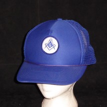 Free Mason Masonic G Blue Mesh Trucker HAT Cap FreeMason Snapback - $11.85