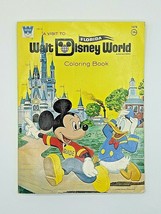 A Visit to Walt Disney World Vintage Coloring Book 1971  - £5.47 GBP