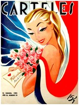 440.Cuban 18x24 Poster.Happy Birthday to Cuba w/Flowers.Roses.Unique Interior De - £22.33 GBP