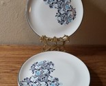 4 Mickey Mouse Icon Indigo 9&quot; Plates Disney Store Ceramic Blue - £101.93 GBP