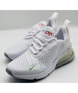 NEW Nike Air Max 270 GS White Green Spark DM9474-100 GS 4Y Women’s Size 5.5 - $118.79