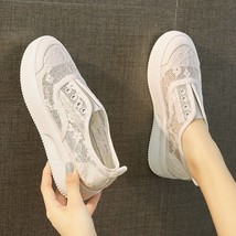 Rman shoes women s one step breathable lace 2022 new summer lazy single shoes flat mesh thumb200