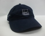 Glass Shield Hat Damaged Blue Strapback Baseball Cap - £15.63 GBP