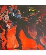 1965 Arson Fire Art Robert Meyers Saturday Evening Post Page Print DWII24 - $29.99