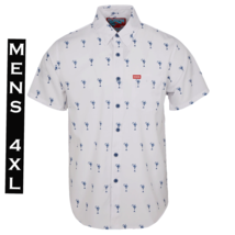 Dixxon Flannel - Gnartini Party Shirt - Short Sleeve - Men&#39;s 4XL ( Martini ) - £54.59 GBP