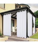 Outdoor Curtains for Patio Waterproof Thick Privacy Grommet Light Filter... - $635.78 MXN