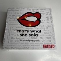 That&#39;s What She Said - The Party Game of Twisted Innuendos Board Game - New - £11.37 GBP