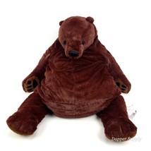 Ikea Bear DJUNGELSKOG Plush Stuffed Brown Teddy Soft Jumbo 39 ¼&quot; New - £57.75 GBP