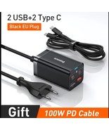 Baseus GaN3 100/ 65W Desktop Charger Quick Charge QC 3.04.0 USB C Type C... - €42,64 EUR+