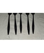 Lot of 5 Oneidacraft Oneida Deluxe 7 Inch Lasting Rose Fork Flatware Forks - £11.76 GBP