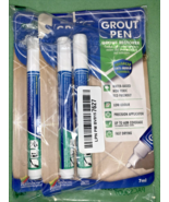 3P Grout Pen White Tile Paint Marker Waterproof Tile Grout Colorant &amp; Se... - £19.37 GBP