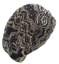 Black Gold - Slouch Beanie Ski Beanie Slouchy Fleece Lined Unisex Hat Winter - £20.70 GBP