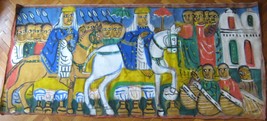 Ethiopian Art: oil painting on canvas - $205.00