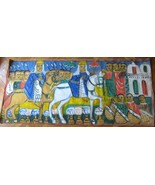 Ethiopian Art: oil painting on canvas - $281.16 CAD