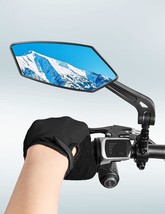 Hipeak Adult Bike Motorbike Scooter Rearview Mirror, 360 Wide Angle Degree - £26.88 GBP