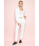 Brandy Melville White Pullon Pants One Size - $21.06 CAD