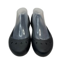 Crocs Sz 8 Kadee Ballet Flats Black Work Comfort Shoes Non Slip Slip On Women’s - £16.60 GBP