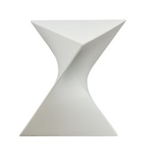 LeisureMod Danbury Modern Vanity Side Table, White - $67.62