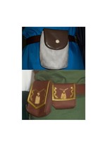 The Belt Pouches for your Twilight Princess Link costume in Faux Leather... - $25.00+