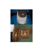 The Belt Pouches for your Twilight Princess Link costume in Faux Leather... - $25.00+