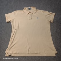 Ralph Lauren Shirt Teen XL Yellow Collared The Skinny Polo Golf Pony - $12.83