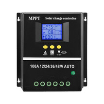 4000W 100A Mppt Solar Pv Regulators 12V 24V 36V 48V Solar Charge Control... - £68.41 GBP