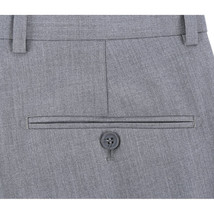 Men RENOIR suit Solid Two Button Business or Formal Slim Fit 202-2 Light gray image 10