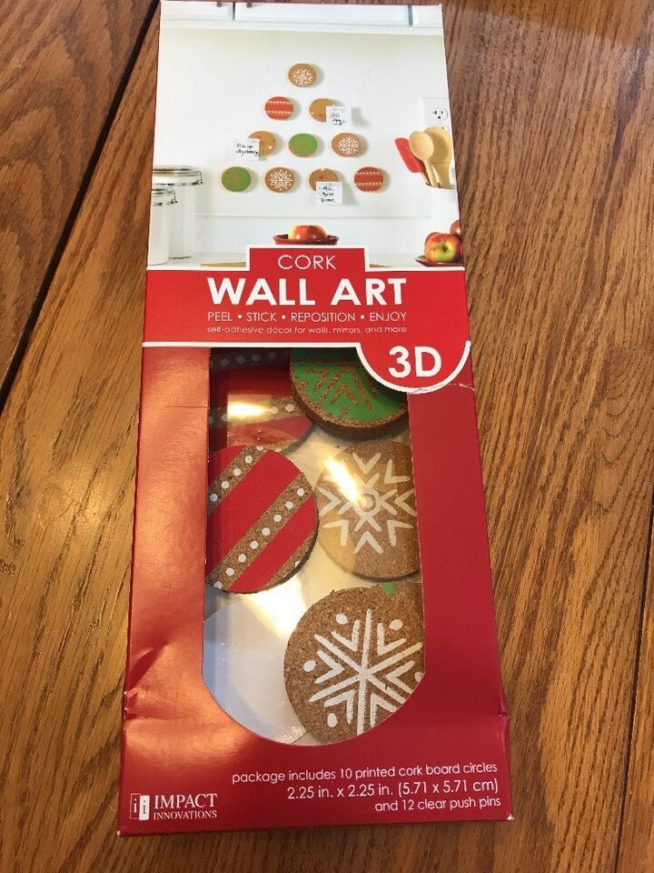 Cork Wall ART 3D 2.25”x 2.25” Ships N 24h - $16.81