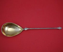 Danish Sterling by Clement Sterling Silver Platter Spoon GW Twisted Figural - £224.98 GBP
