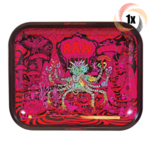 1x Tray Raw Large Size Metal Smoking Rolling Tray | Ghost Series 3 Design - £14.43 GBP