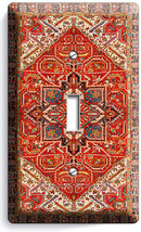 LUXURY PERSIAN RUG MOTIF ORNAMENT 1 GANG LIGHT SWITCH WALL PLATE ROOM AR... - £9.54 GBP