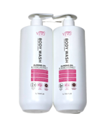 2 Pack Vivo Body Wash Almond Oil &amp; Rose Extract With Chamomile 33.8oz. - $570.01 MXN