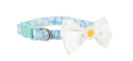 Vibrant Life Collar for Dogs, XS, Blue Daisy Colors, Neck Size 7-9&quot; - $7.95
