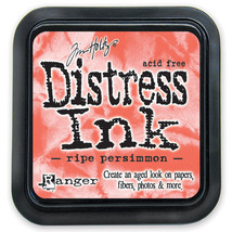 Tim Holtz Distress Ink Pad-Ripe Persimmon - £10.85 GBP