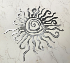 Arizona Sun - Metal Wall Art - Silver Polished Steel  24" x 24" - $80.73