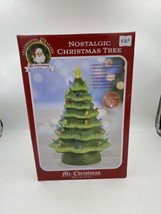 Mr Christmas Nostalgic Christmas Tree Lights Up Approx. 15&quot; Tall Multi C... - £39.42 GBP