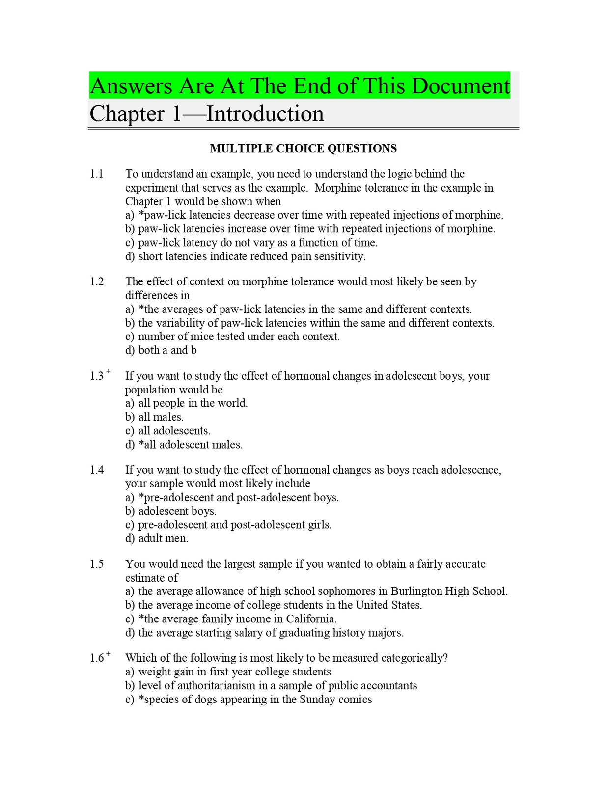 Test Bank for Fundamental Statistics for the Behavioral Sciences 9th Edi... - $17.99