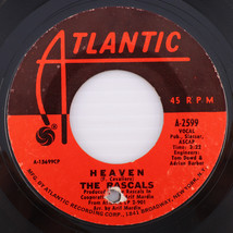 The Rascals – Heaven / Baby I&#39;m Blue - 1969 45 rpm Pittman Pressing A-2599 - £2.79 GBP