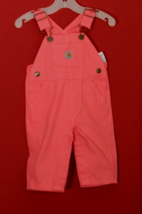 Carhartt Canvas Overalls Girls 3 Months 3M Loose Fit Hot Pink - £9.71 GBP