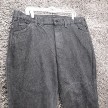 Vintage Saddle King Jeans Men 42x32 Black Relaxed Straight Western Denim Pants - £18.09 GBP