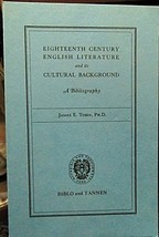 BOOK Eighteenth Century English Literature and Its Cultural Background - $8.00