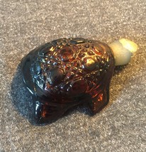 70s Avon Brown Glass turtle cologne bottle (Unforgettable) - £9.44 GBP