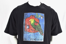 Cali Brand El Perico Loteria Mens Weed T-Shirt Card Design Graphic Tee XL - £16.30 GBP