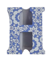 Wooden Block Letter Painted Floral My Peeps &amp; BFF  - New - H - £4.78 GBP