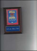 UCLA BRUINS CHAMPIONS PLAQUE BASKETBALL NCAA NATIONAL CHAMPS - £3.90 GBP